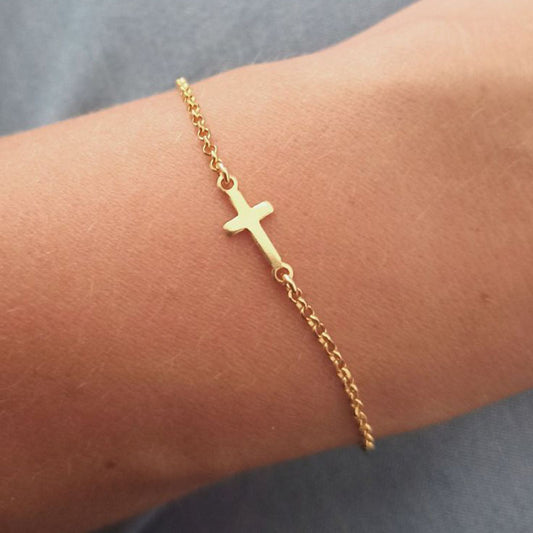 Retro Cross Bracelet