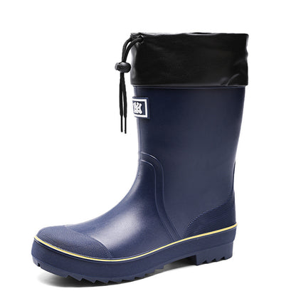 Rain boots men's fashion outer wear