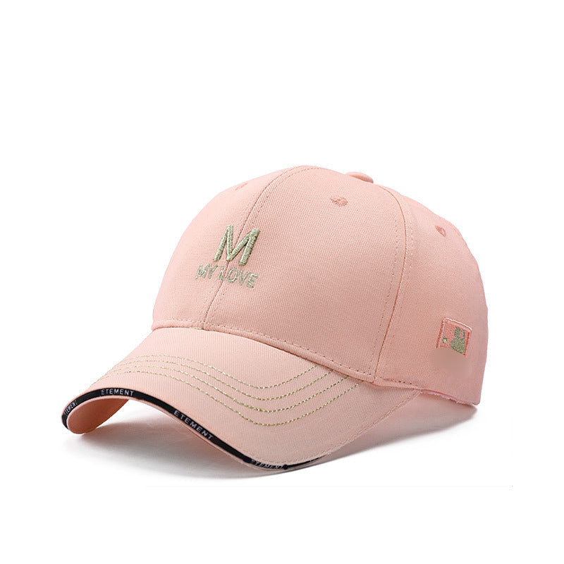 Gorra de pico de pato versátil y texturizada de estilo coreano 