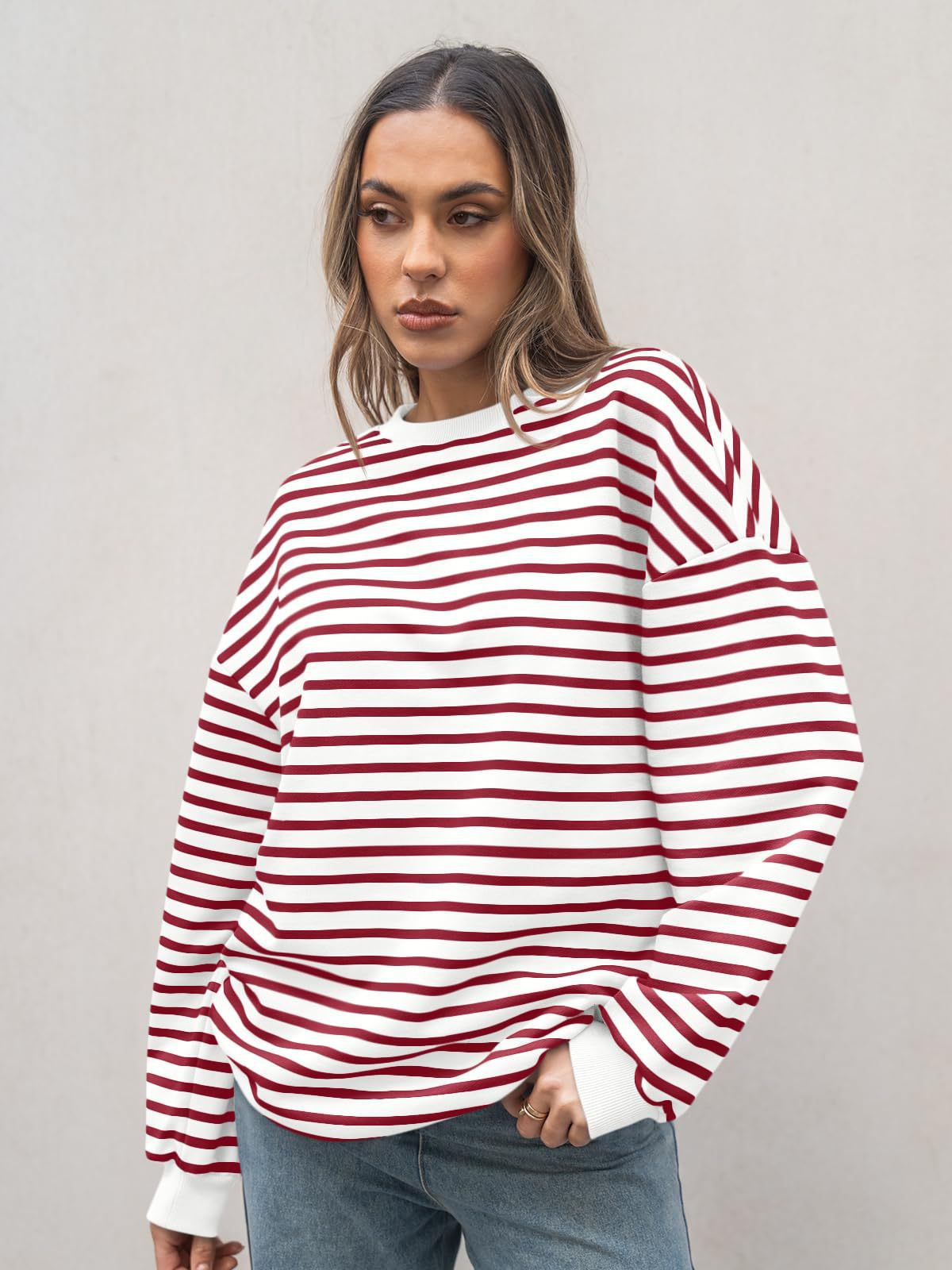 Oversized sweatshirt Y2K sweater