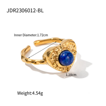 Heart-Shaped Open Ring