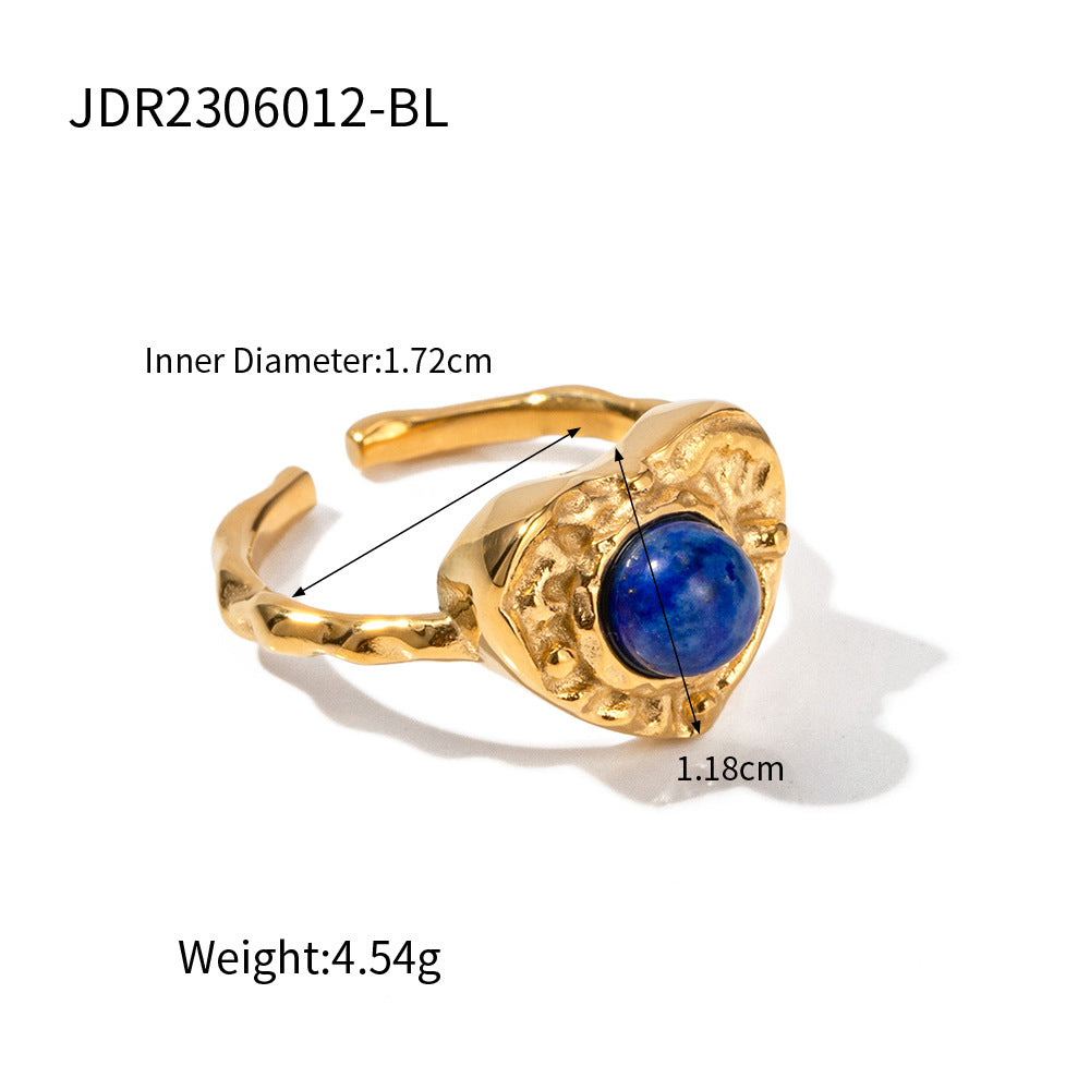 Heart-Shaped Open Ring