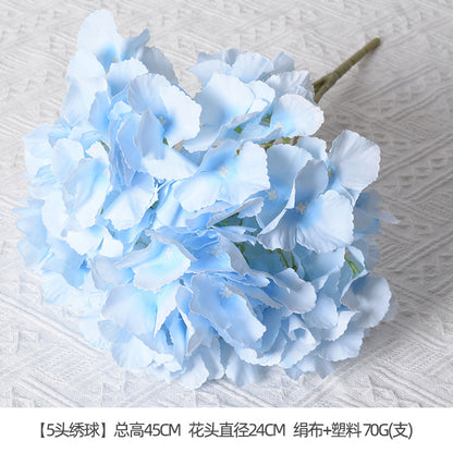 Artificial flowers blue series flowers plastic flowers wholesale