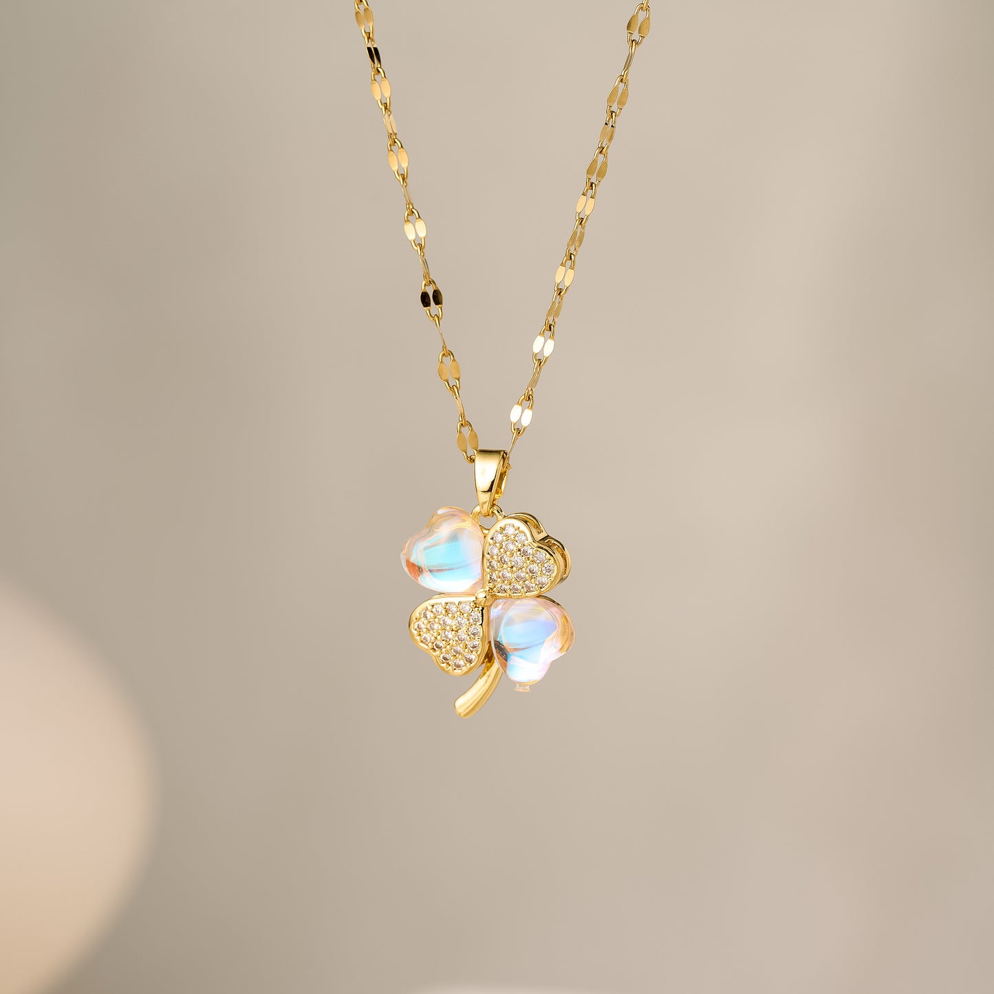 Diamond Four-Leaf Clover Necklace