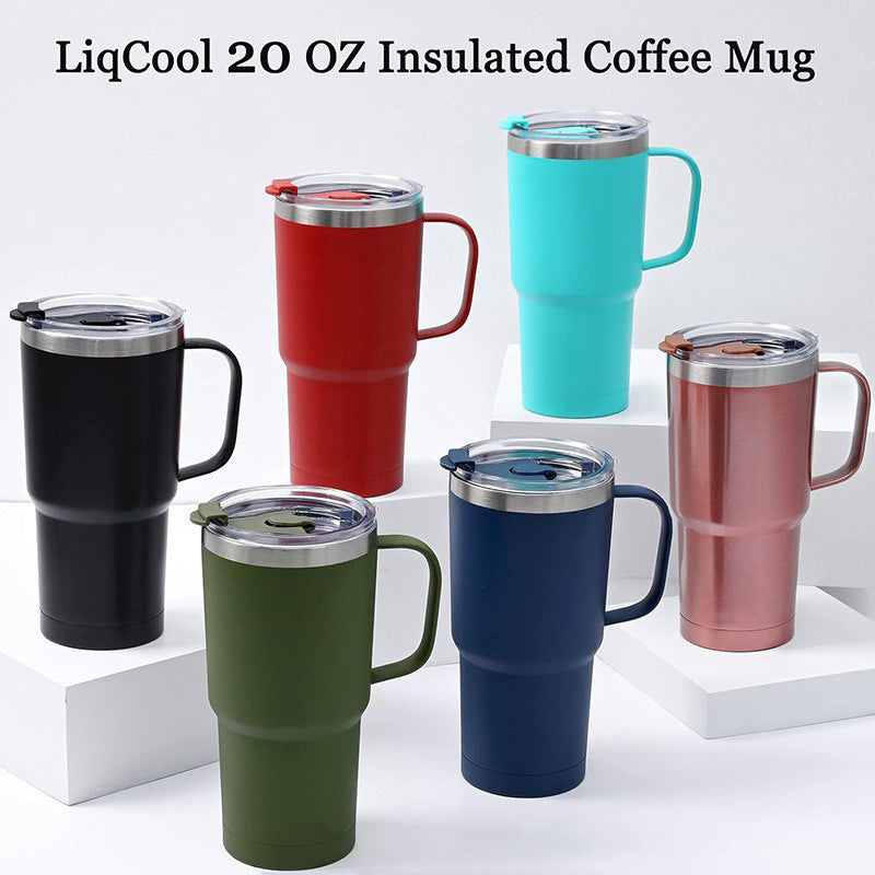 304 stainless steel car cup can be printed with logo.