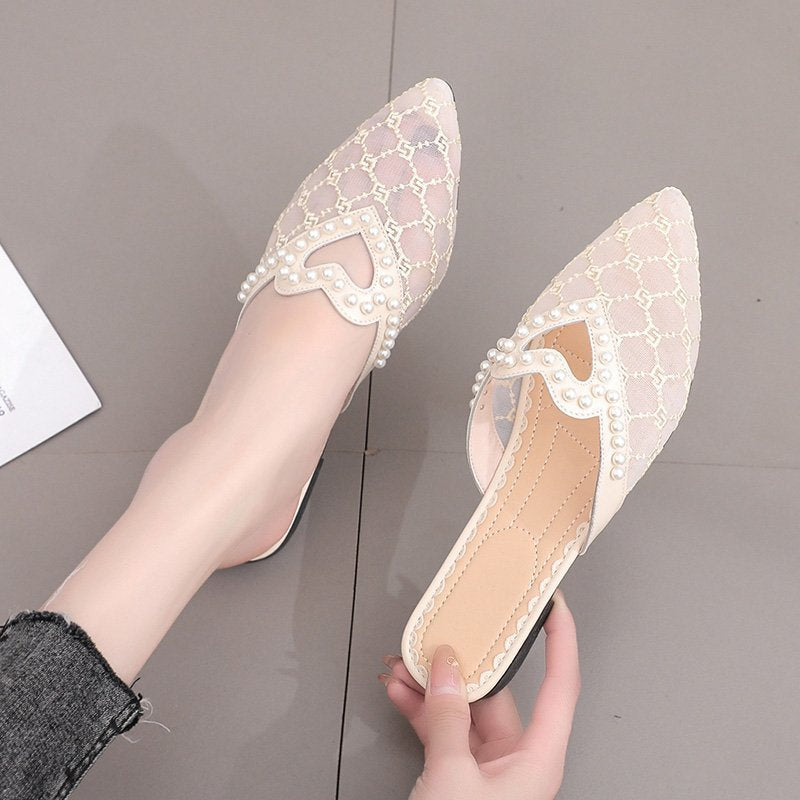 Summer mesh slippers women