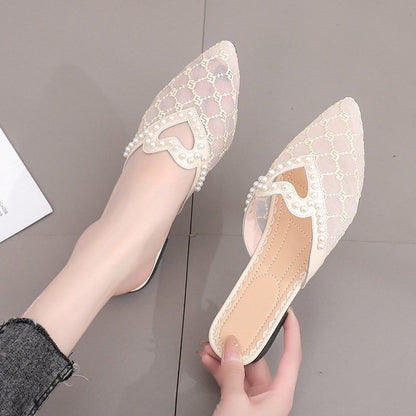Summer mesh slippers women