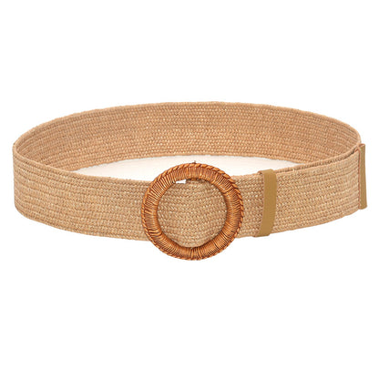 Non-porous round hole texture belt belt