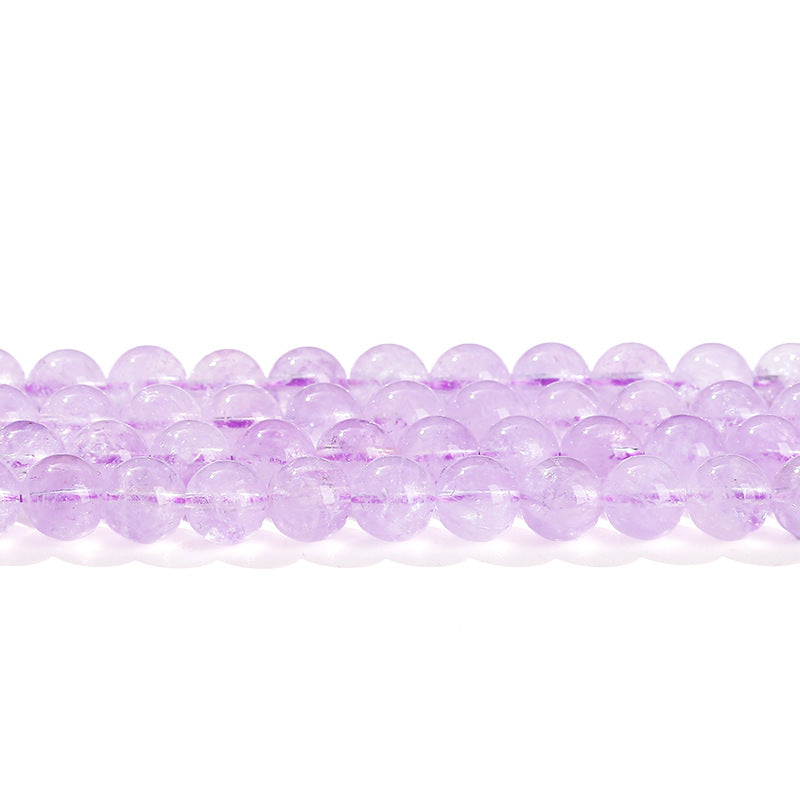 Purple jade loose beads DIY