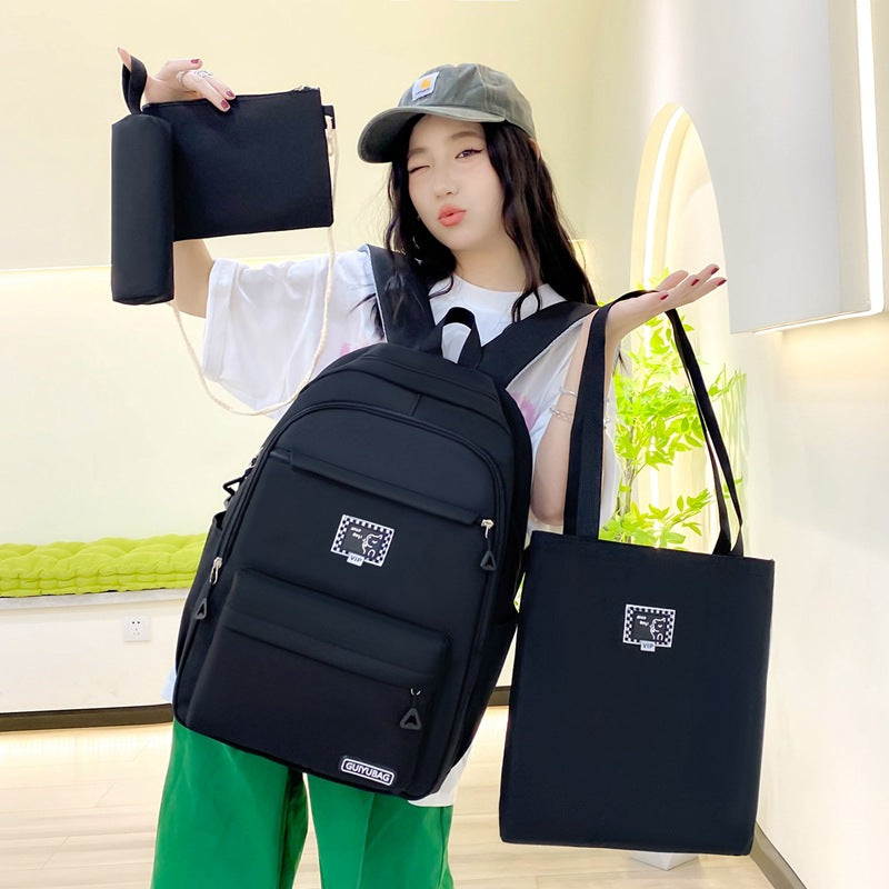 4-piece school bag fashion backpack