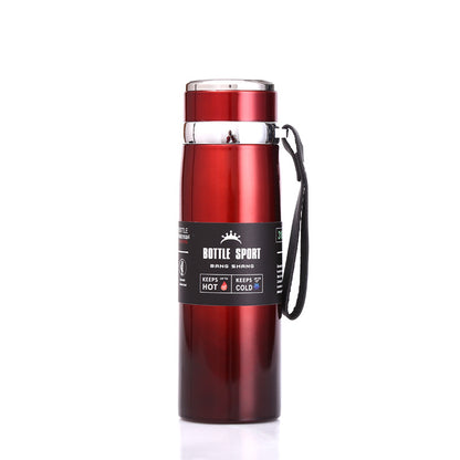 304 Stainless Steel Insulated Mug with Carrying Strap