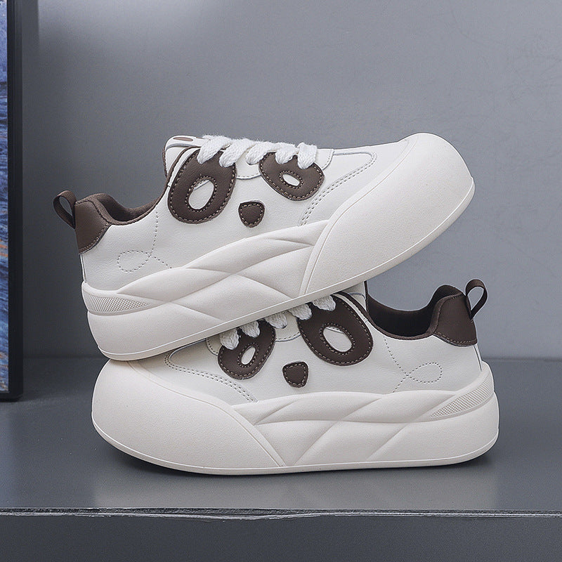 Fashionable and versatile student white sports sneakers