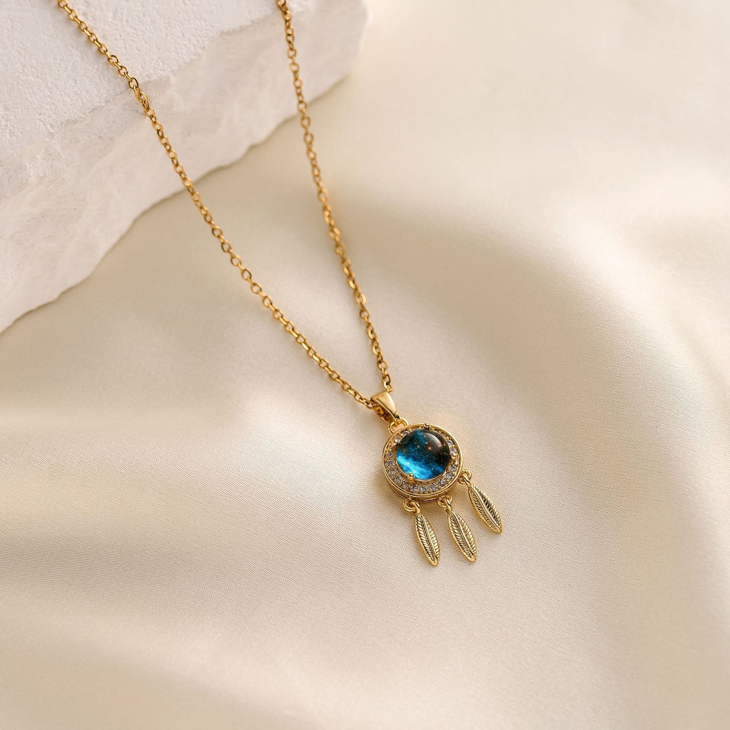 Blue Planet Necklace Woman