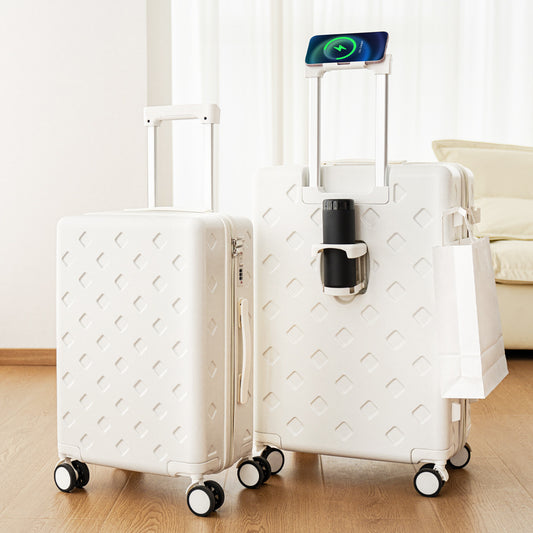 Suitcase 24-inch anti-drop large-capacity trolley case