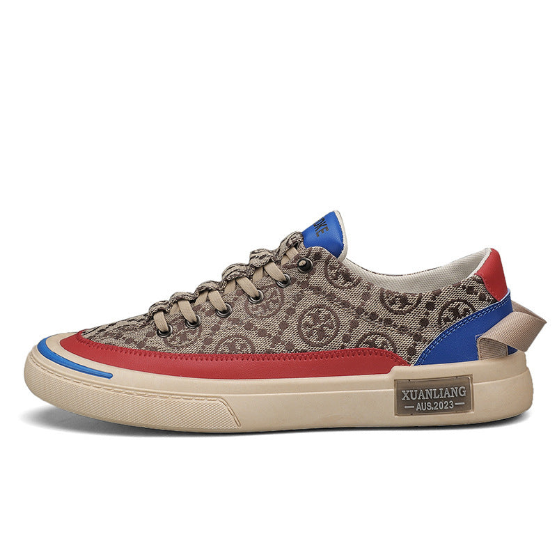 Zapatos de lona sin cordones con suela suave 