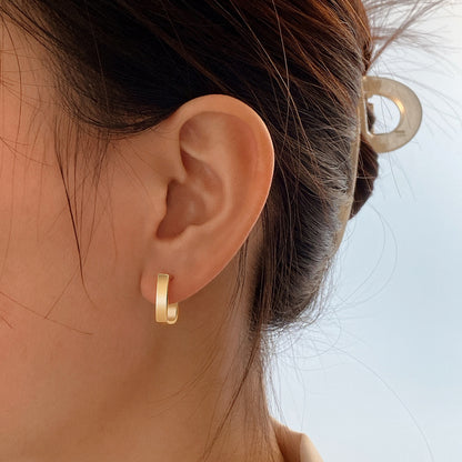 Fashion Geometric Metal Earrings