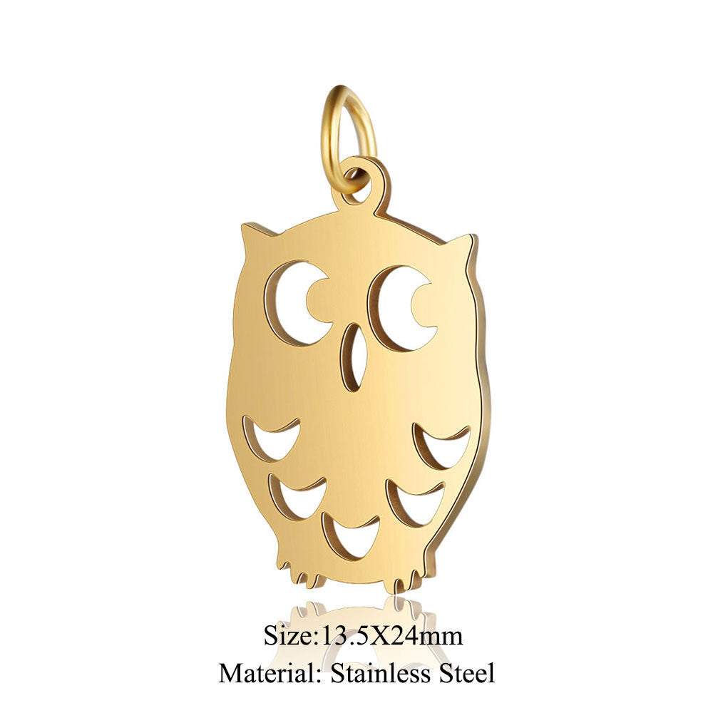 5 pcs/titanium steel jewelry connecting accessories pendant