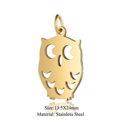 5 pcs/titanium steel jewelry connecting accessories pendant