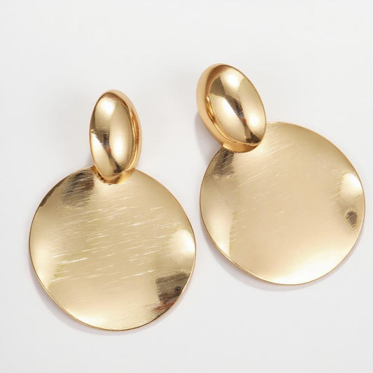Irregular Hollow Drop Earrings