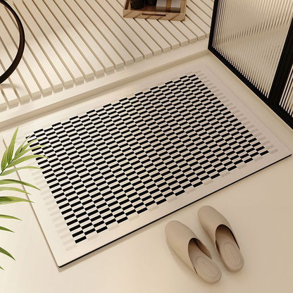 Creamy Diatomaceous Earth Mat, Absorbent and Anti-Slip