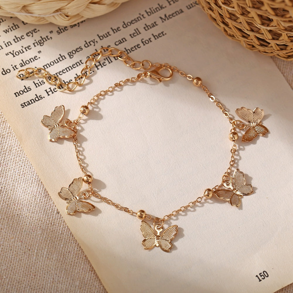 Hollow Butterfly Anklet