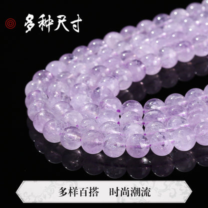 Purple jade loose beads DIY