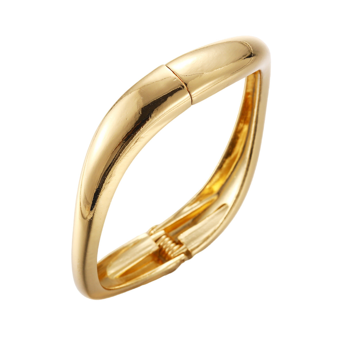 3-Piece Irregular Metal Bracelet Set