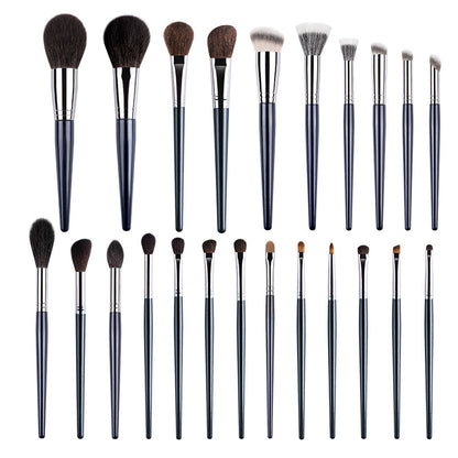 24-Piece Animal Hair Makeup Brush Set