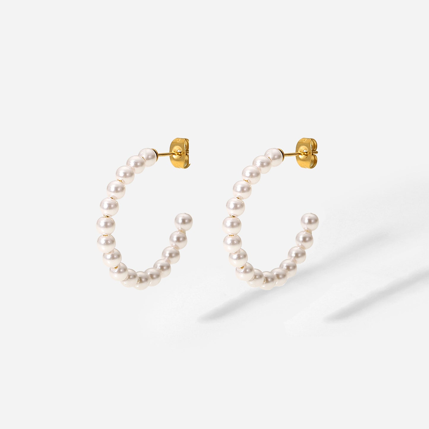 30mm C-shaped earrings