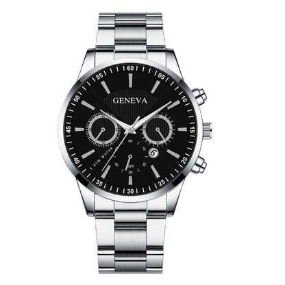 Calendar quartz watch for men