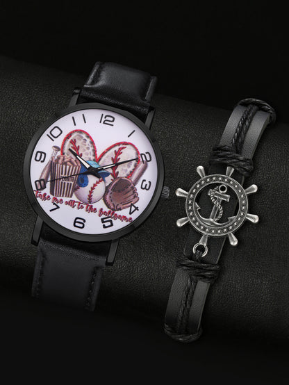 Personalized bracelet set quartz watch