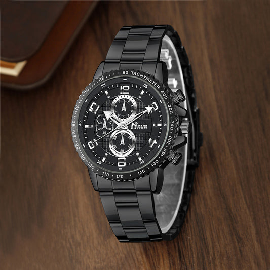 Explosive steel belt watch for men