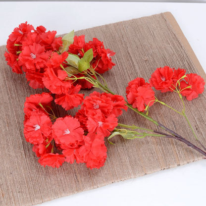 Encrypted 4-pronged 3-pronged cherry blossom tree artificial flowers