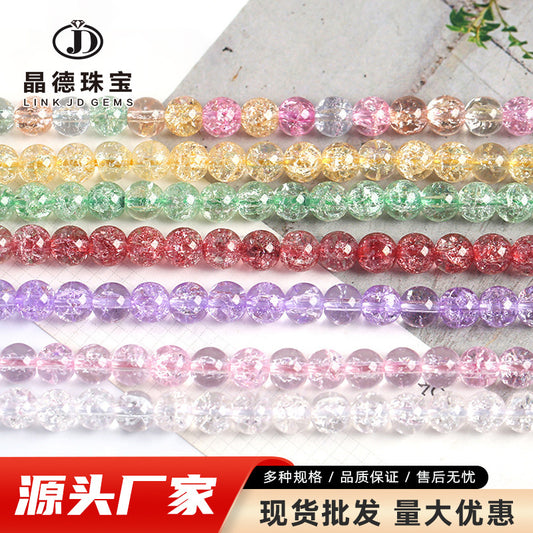 Exploding beads Loose beads Synthetic popping crystal beads