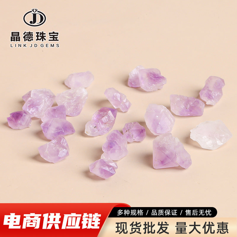 Amethyst cluster rough stone degaussing stone jewelry accessories