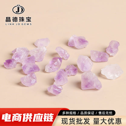 Amethyst cluster rough stone degaussing stone jewelry accessories