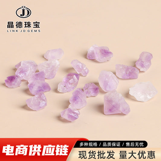 Amethyst cluster rough stone degaussing stone jewelry accessories