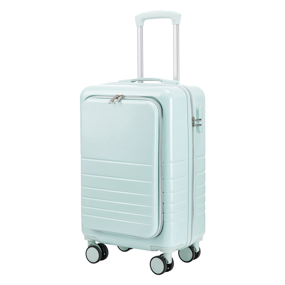 Front open suitcase for men and women