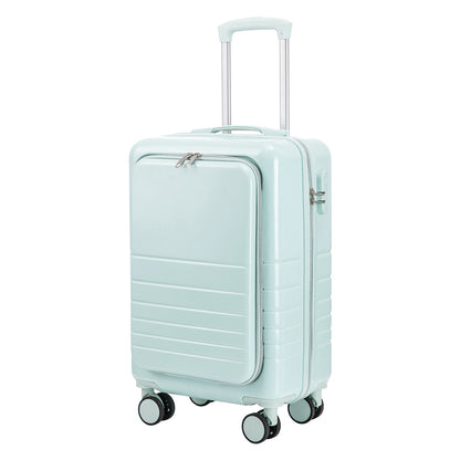 Front open suitcase for men and women