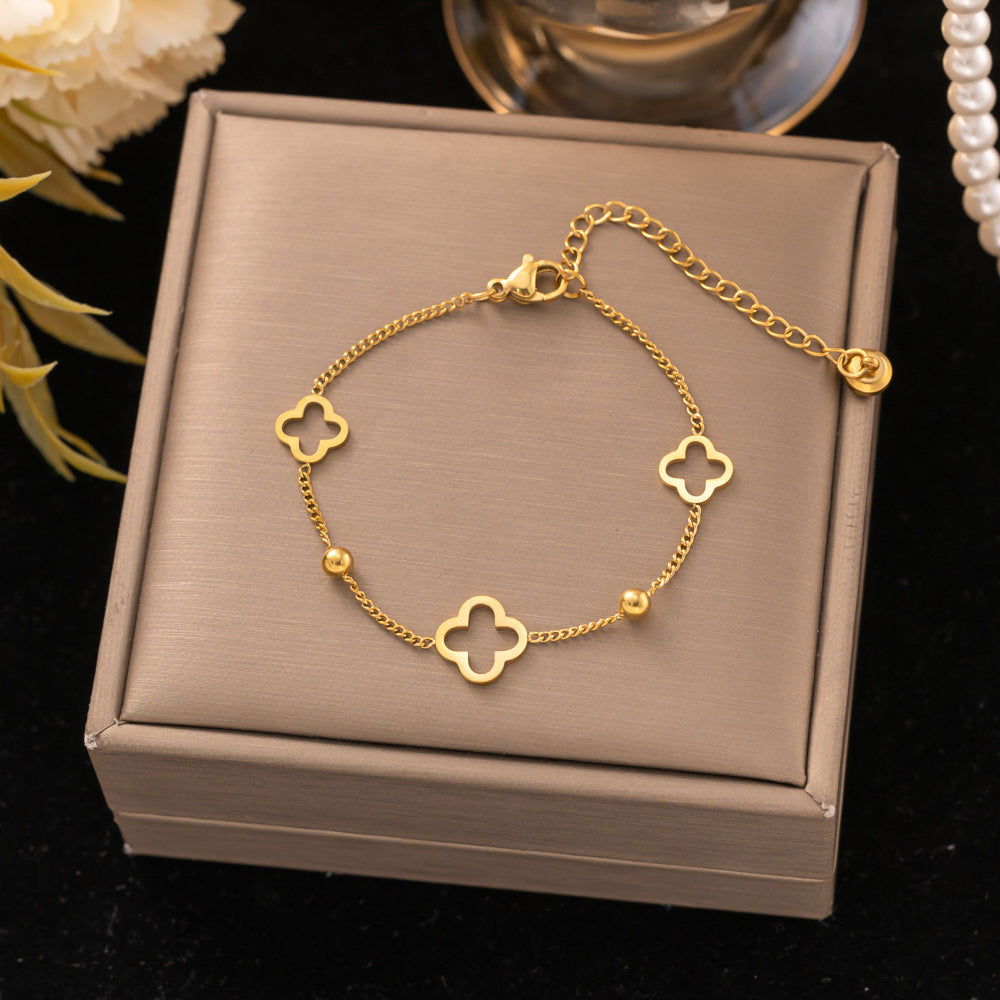 18K Gold Titanium Steel Bracelet