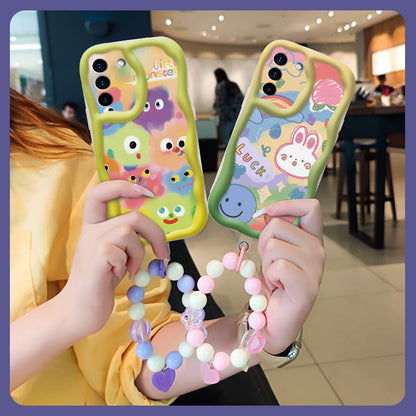 Samsung S22 Plus Liquid Silicone Wave Frame Case
