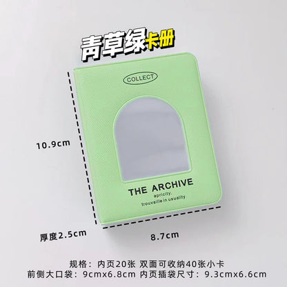 Card Holder, One-Grid, Star-Fan Mini Album