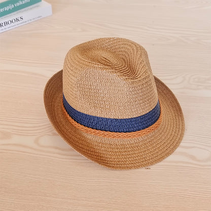 Fall New British Jazz Straw Cross-Border UV Sun Hat Travel