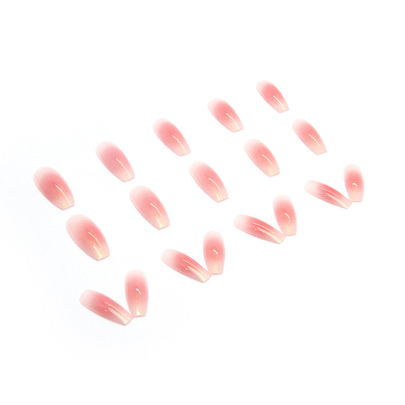 Aurora Glitter Long Ballet Nails