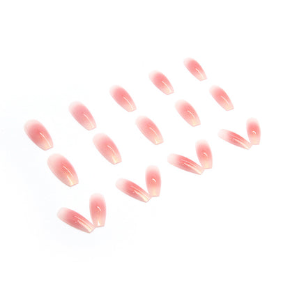 Aurora Glitter Long Ballet Nails