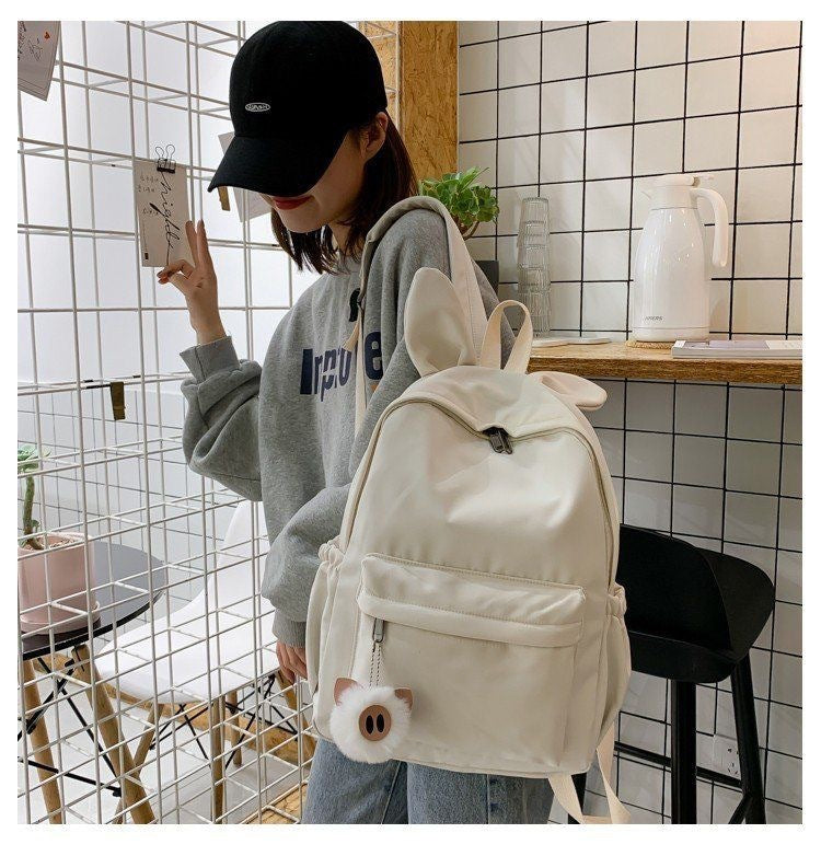 Cute schoolbag large capacity backpack