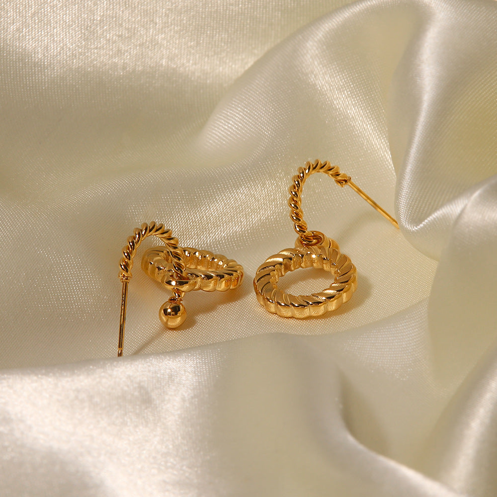 Personalized hoop earrings
