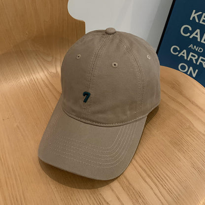 Pink Wide-Brim Baseball Cap