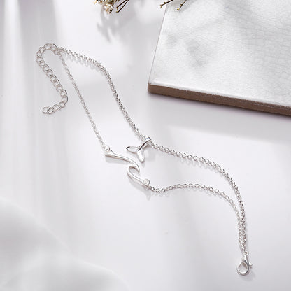 Vintage Fishtail Pendant Anklet