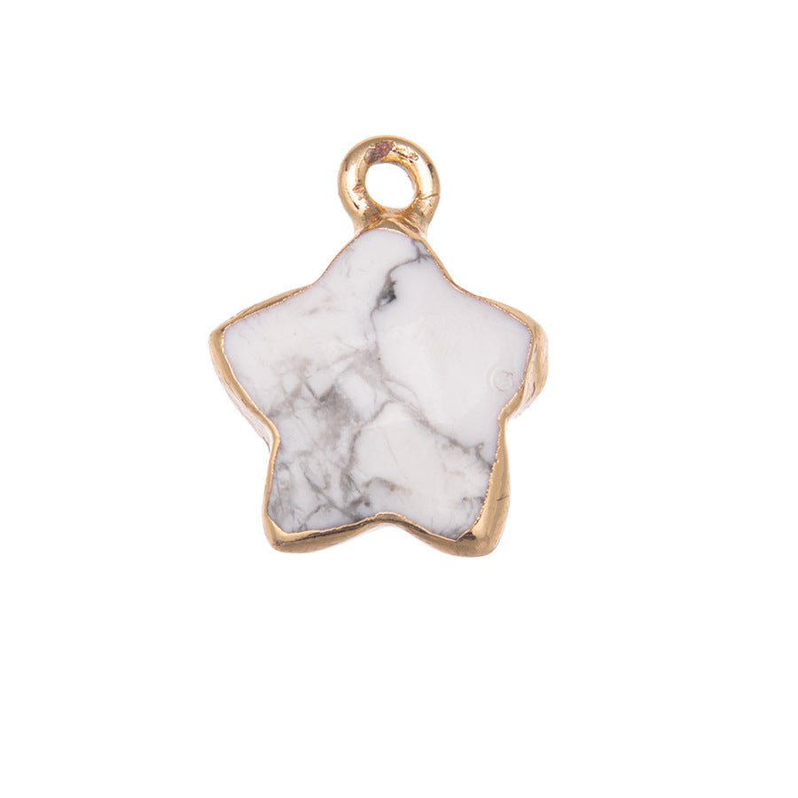 Pingente de Cristal Pentagrama Facetado 